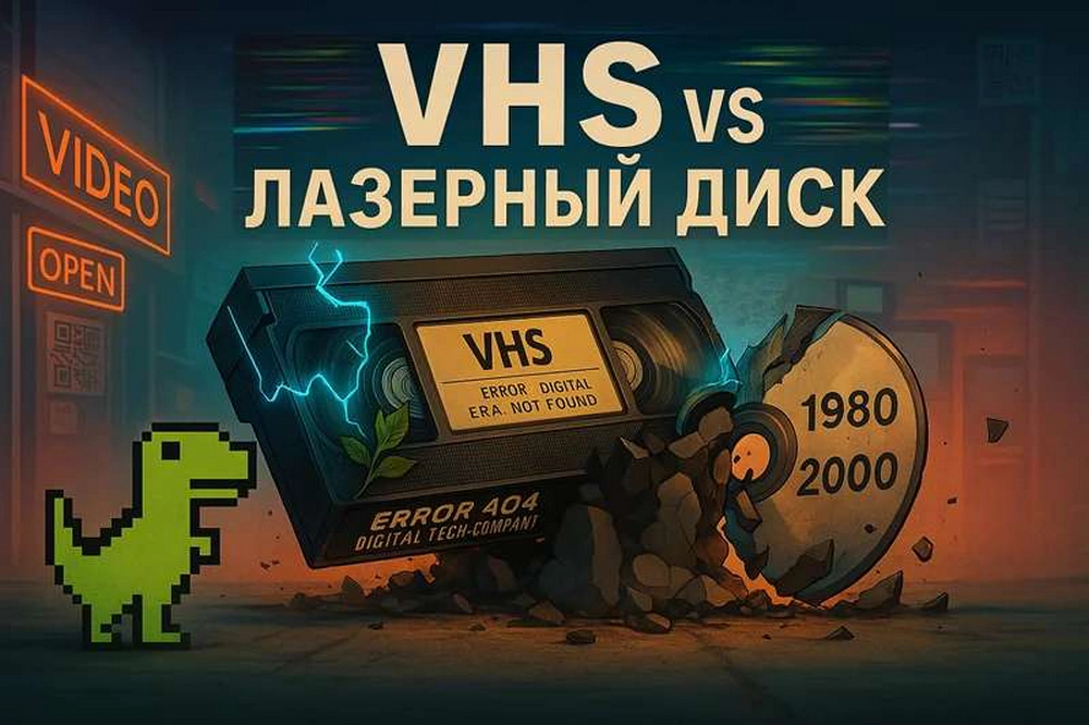 VHS vs лазерный диск